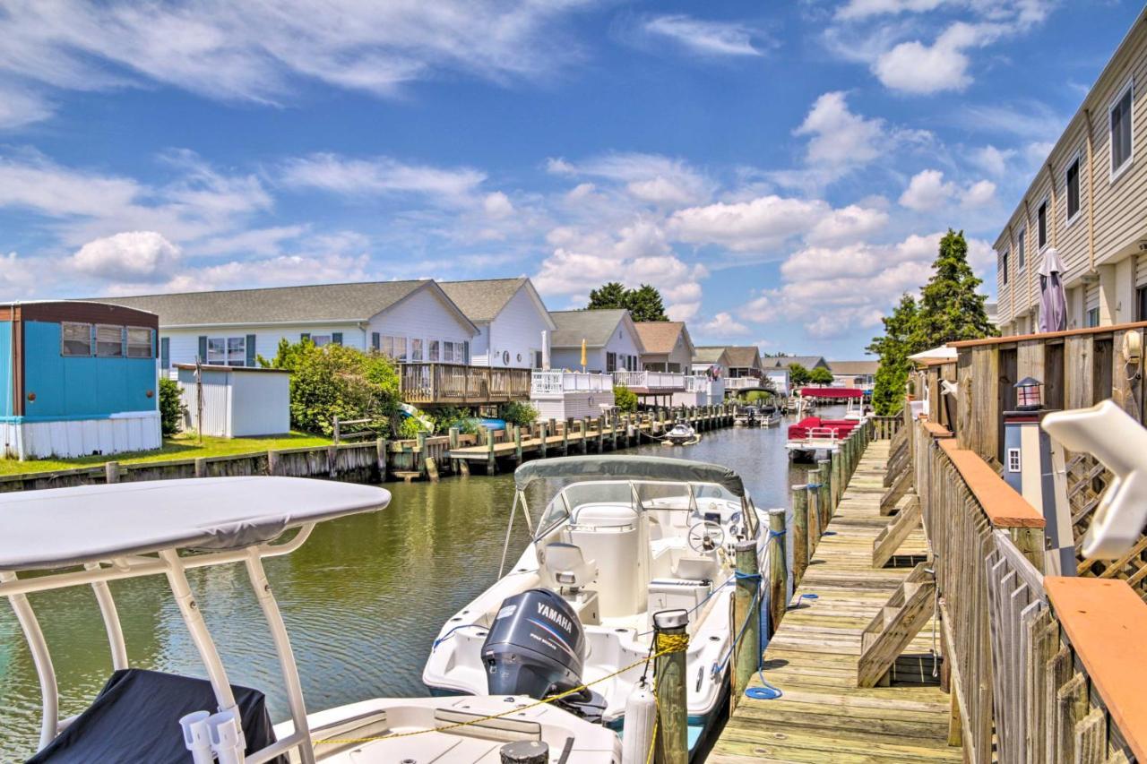 Ocean City Townhome, Deck With Canal Access! Exterior foto