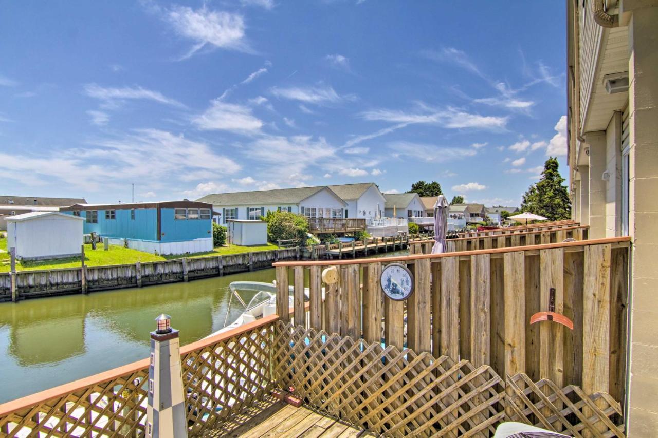 Ocean City Townhome, Deck With Canal Access! Exterior foto